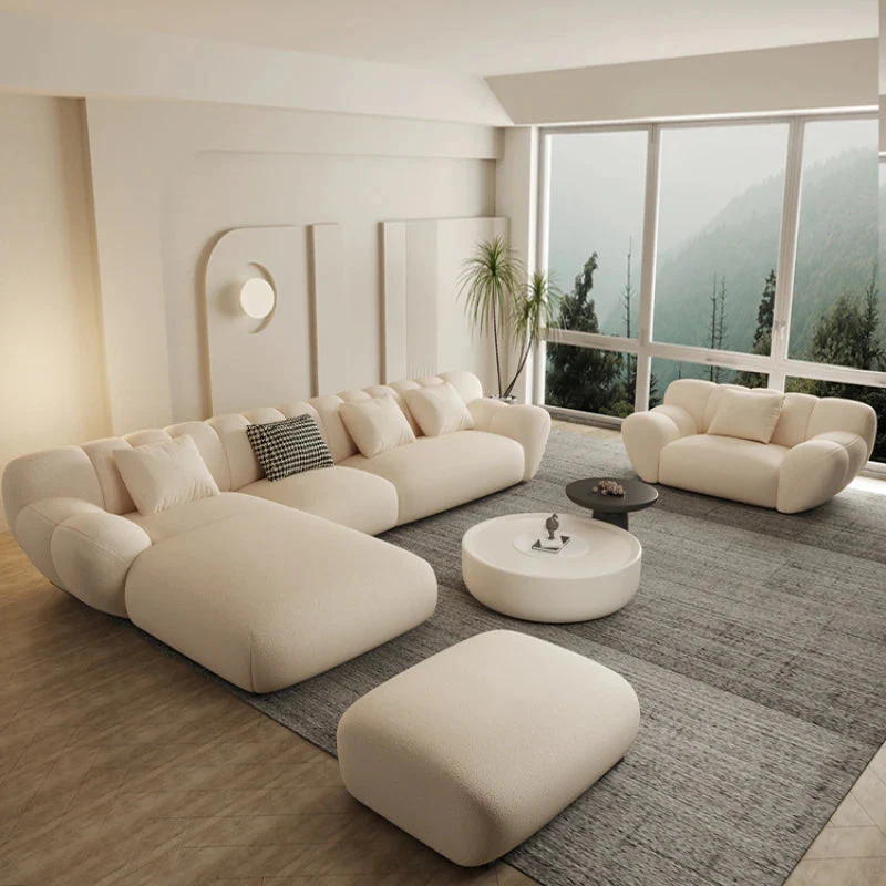 Ivory Luxury Comfort Sofa Set