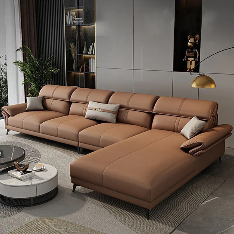 Atunus Luxury Pure Leather Sofa - Image 2