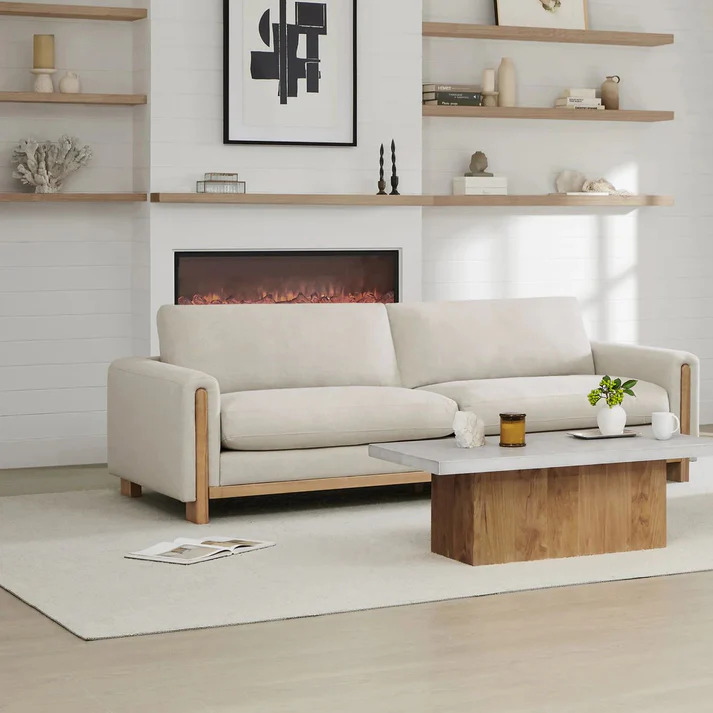 Keaton Solid Wood Sofa - Image 2