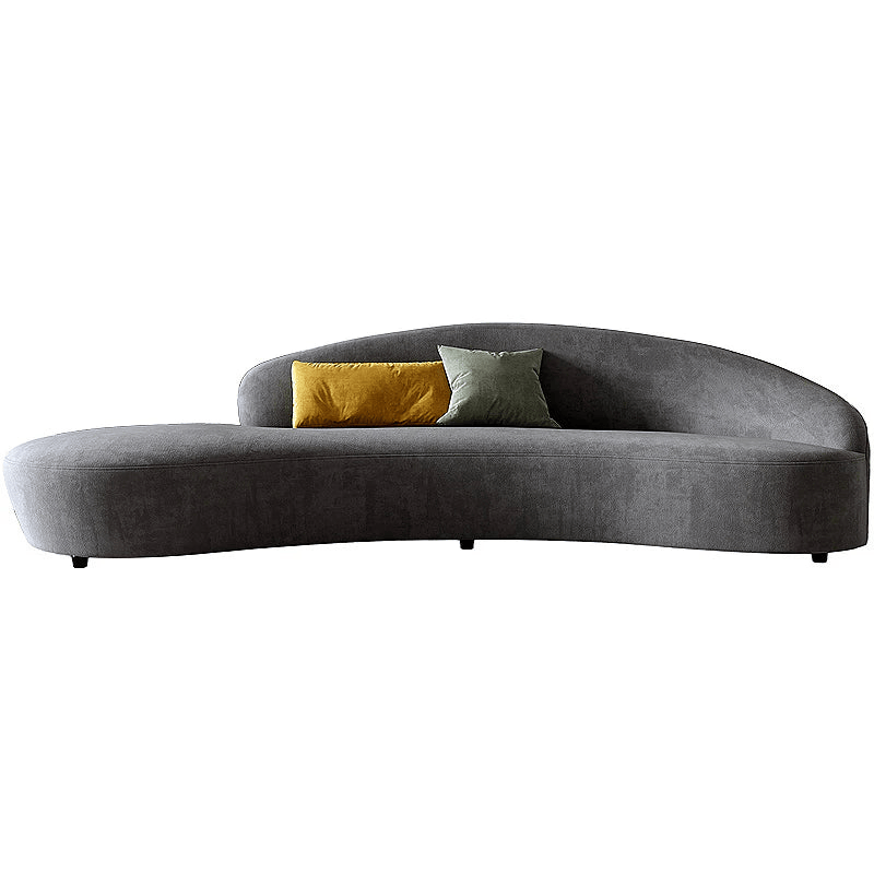 Curved Armless Luxury Sofa - Image 5