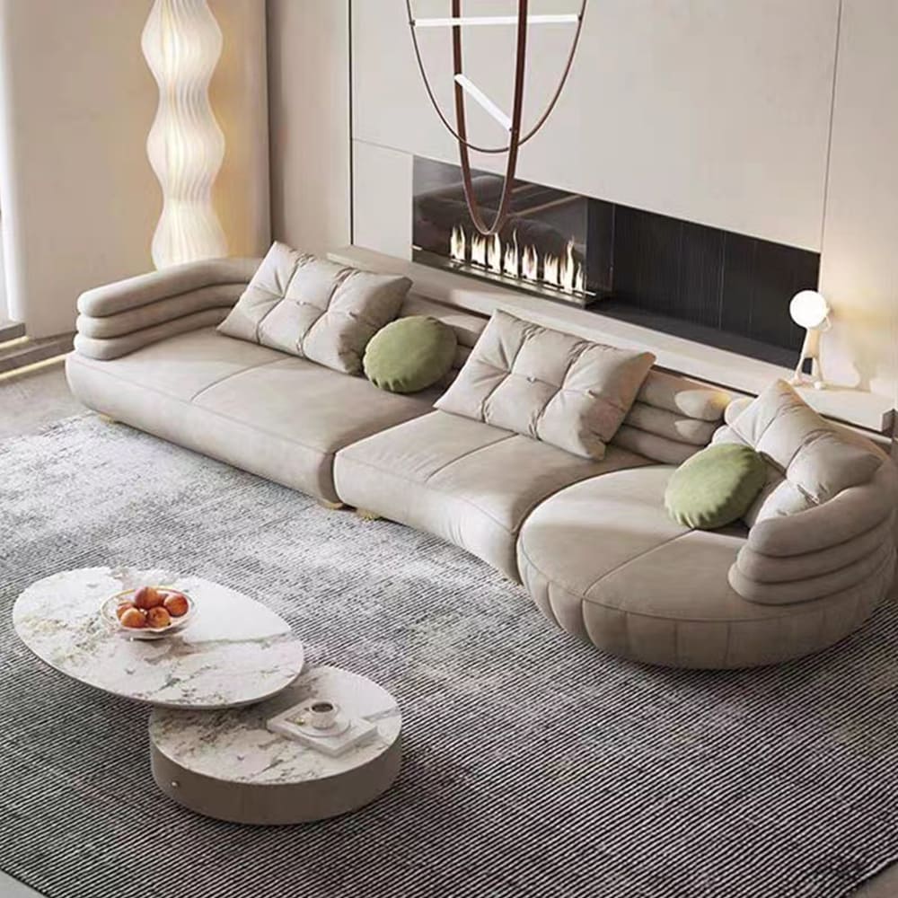 Aahed Kayo Coffee Curve Sofa - Image 2