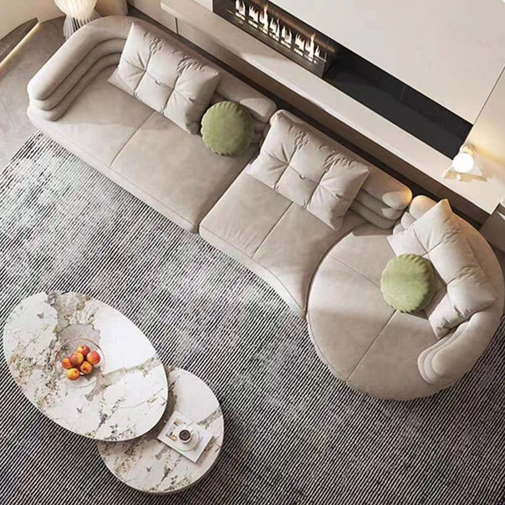 Aahed Kayo Coffee Curve Sofa - Image 3