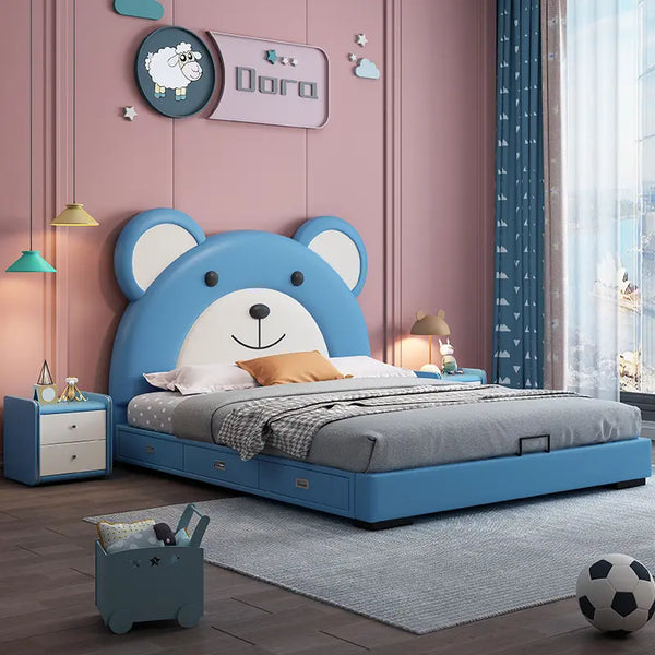Teddy Bear Kids Bed In Upholstery
