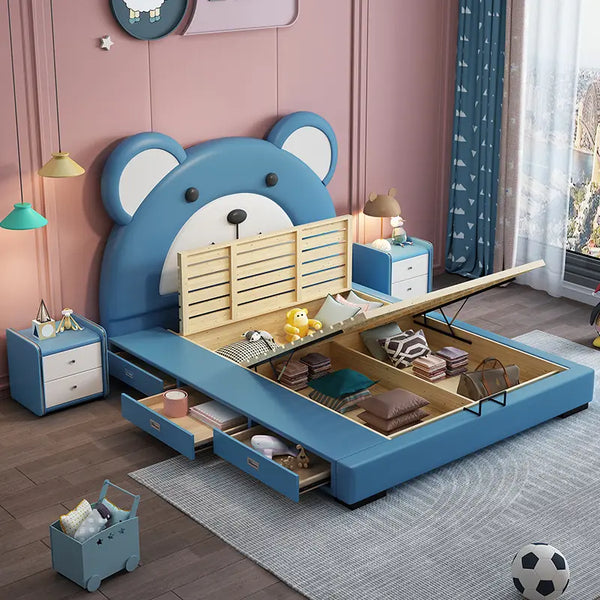 Teddy Bear Kids Bed In Upholstery - Image 4