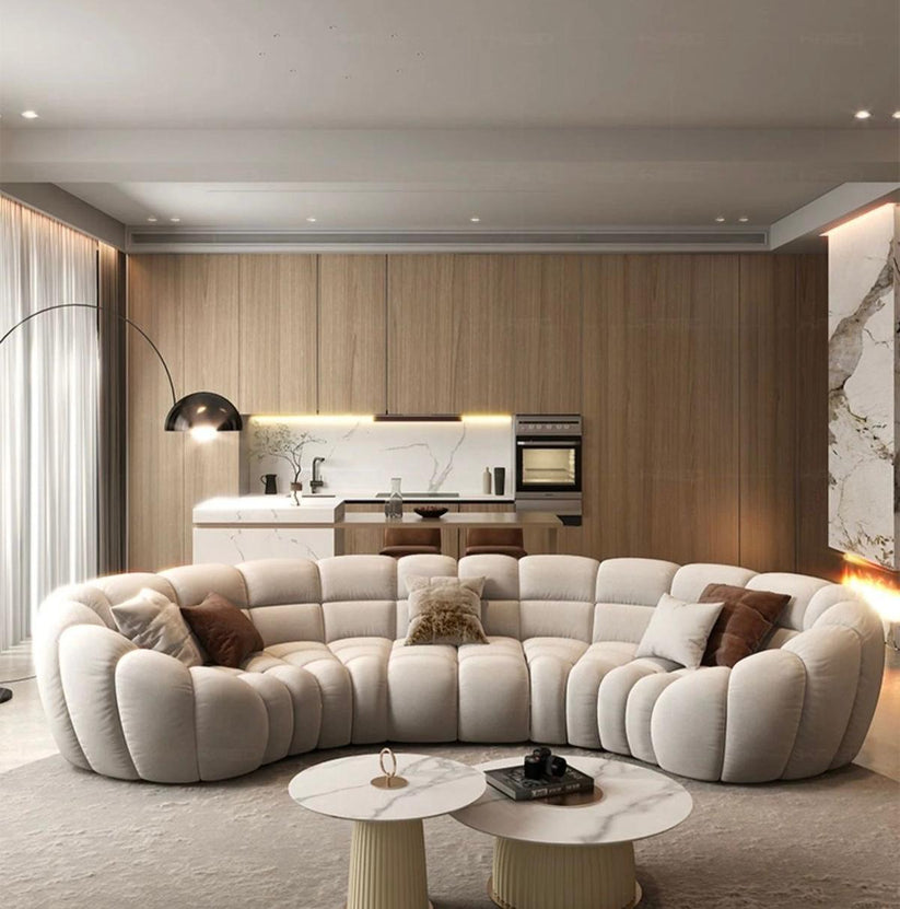 Mellinium Cozy Premium Curved Shape Sofa - Image 4