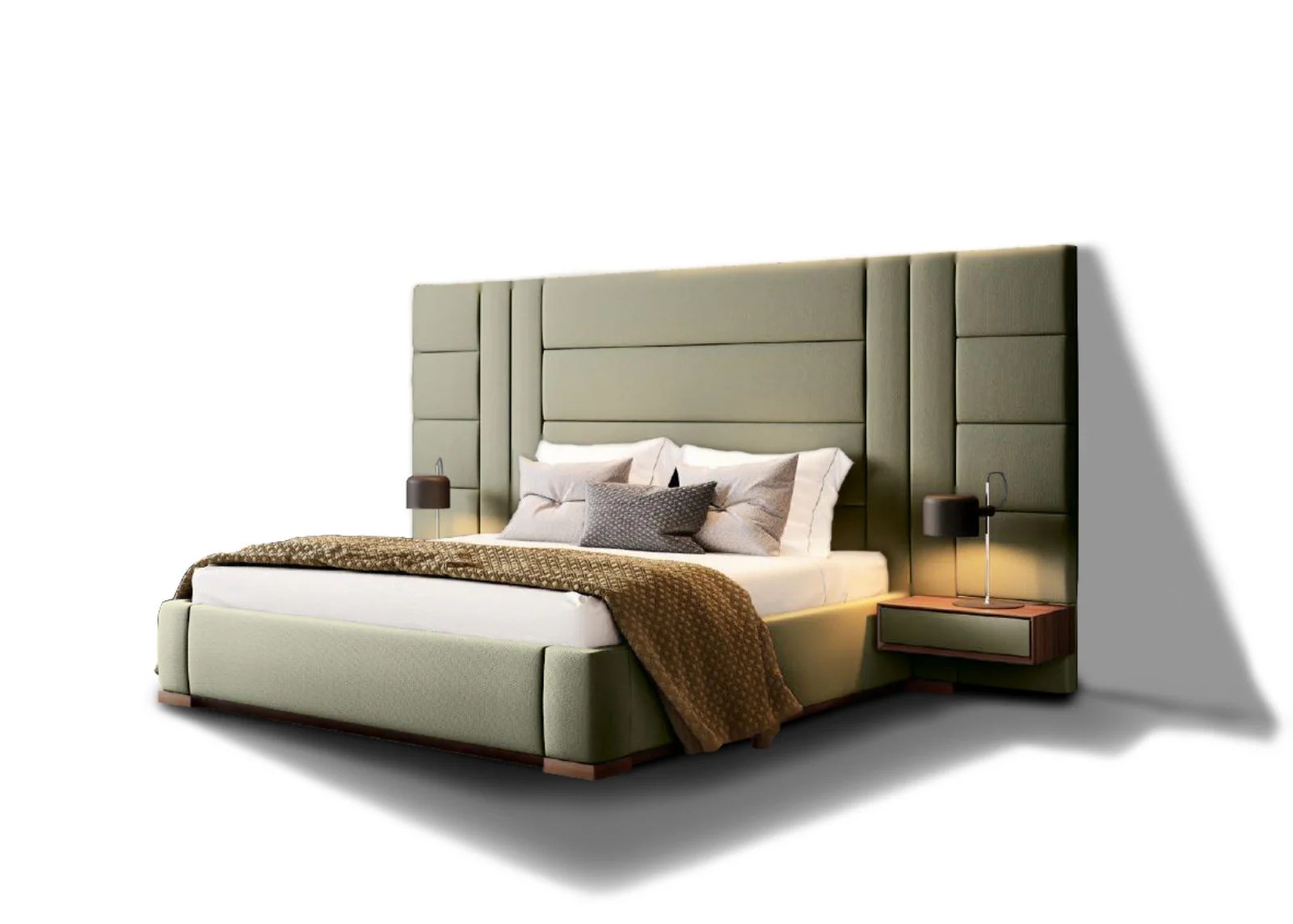 Belgium Large Headboard Bed - Image 8