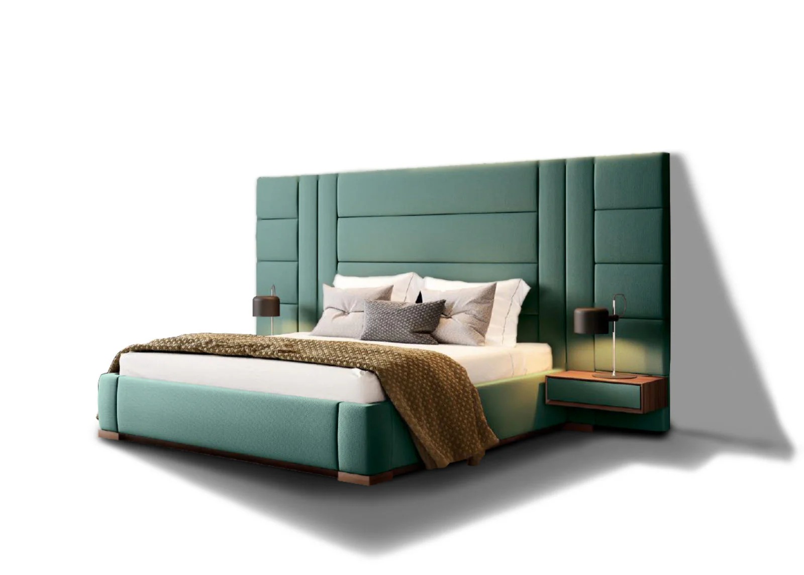 Belgium Large Headboard Bed - Image 2