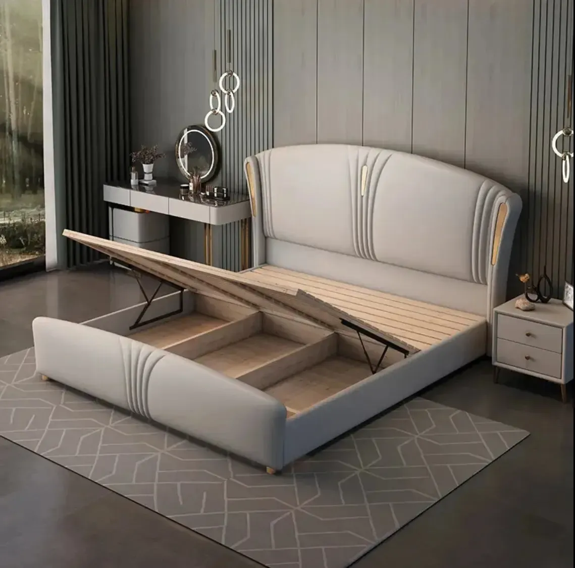 Astor Luxury Upholstered Bed - Image 2