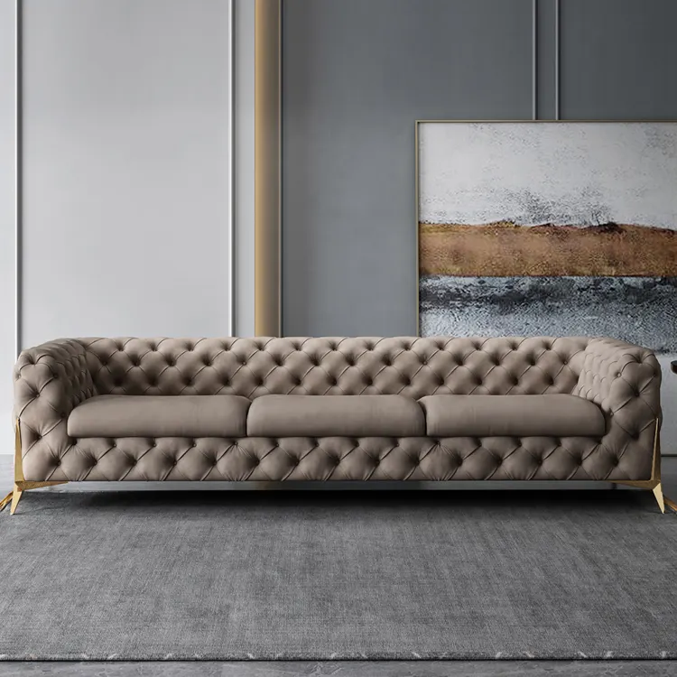 Savile Modern Luxury Tufted Living Room Sofa