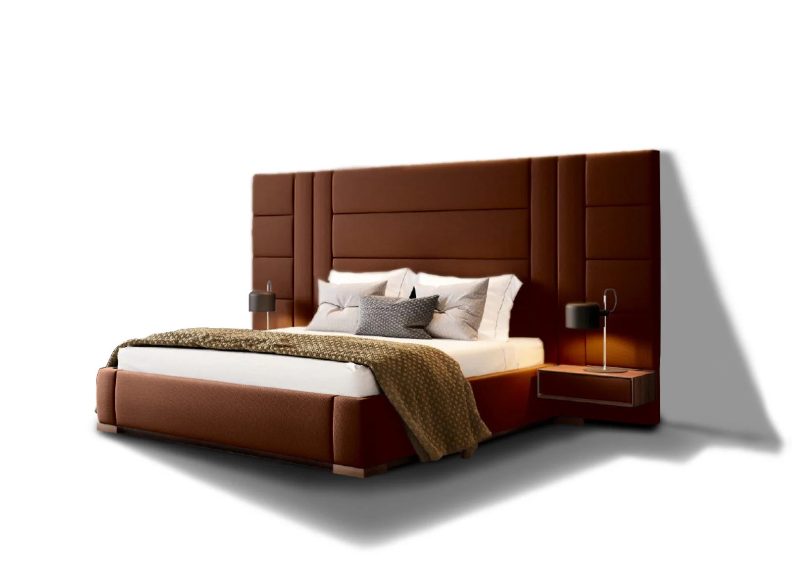 Belgium Large Headboard Bed - Image 4