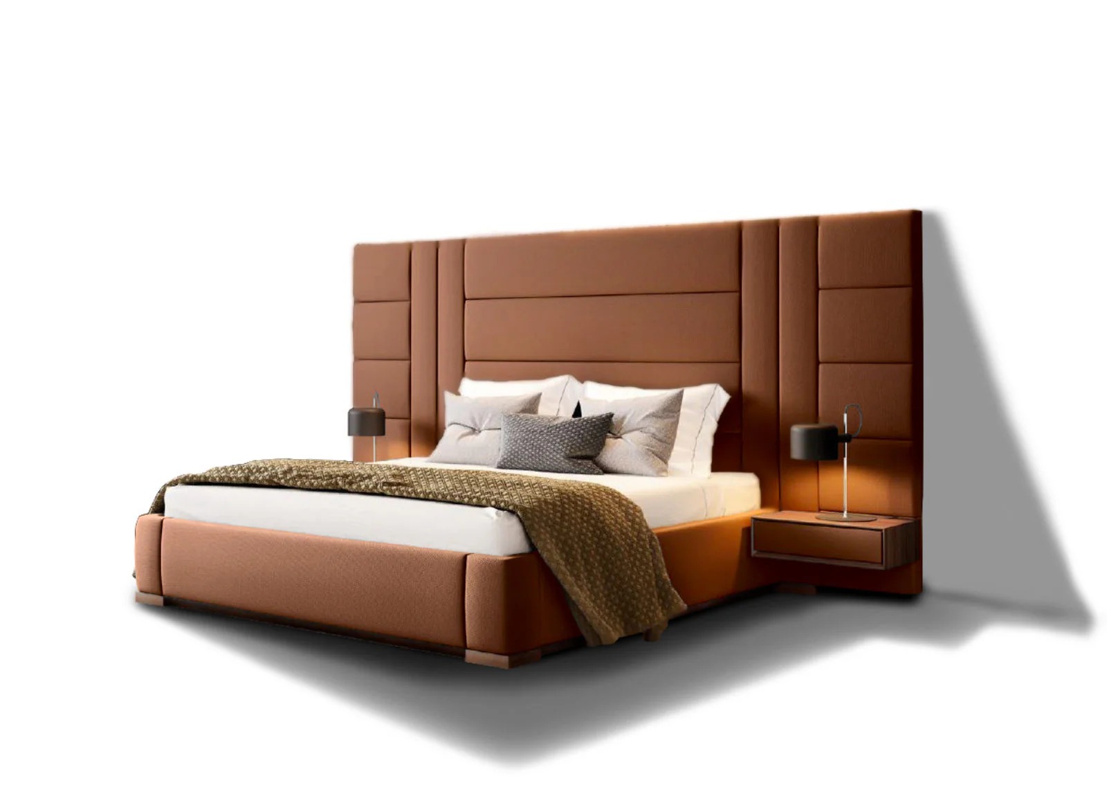 Belgium Large Headboard Bed - Image 5