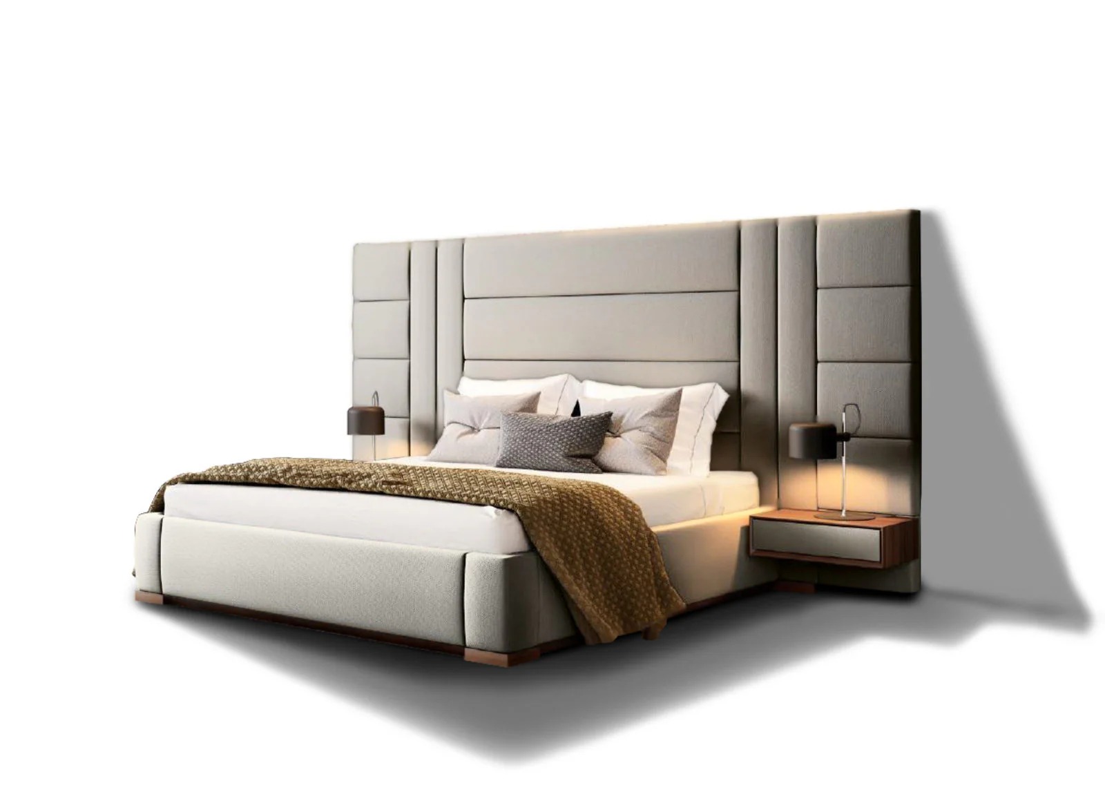 Belgium Large Headboard Bed - Image 6